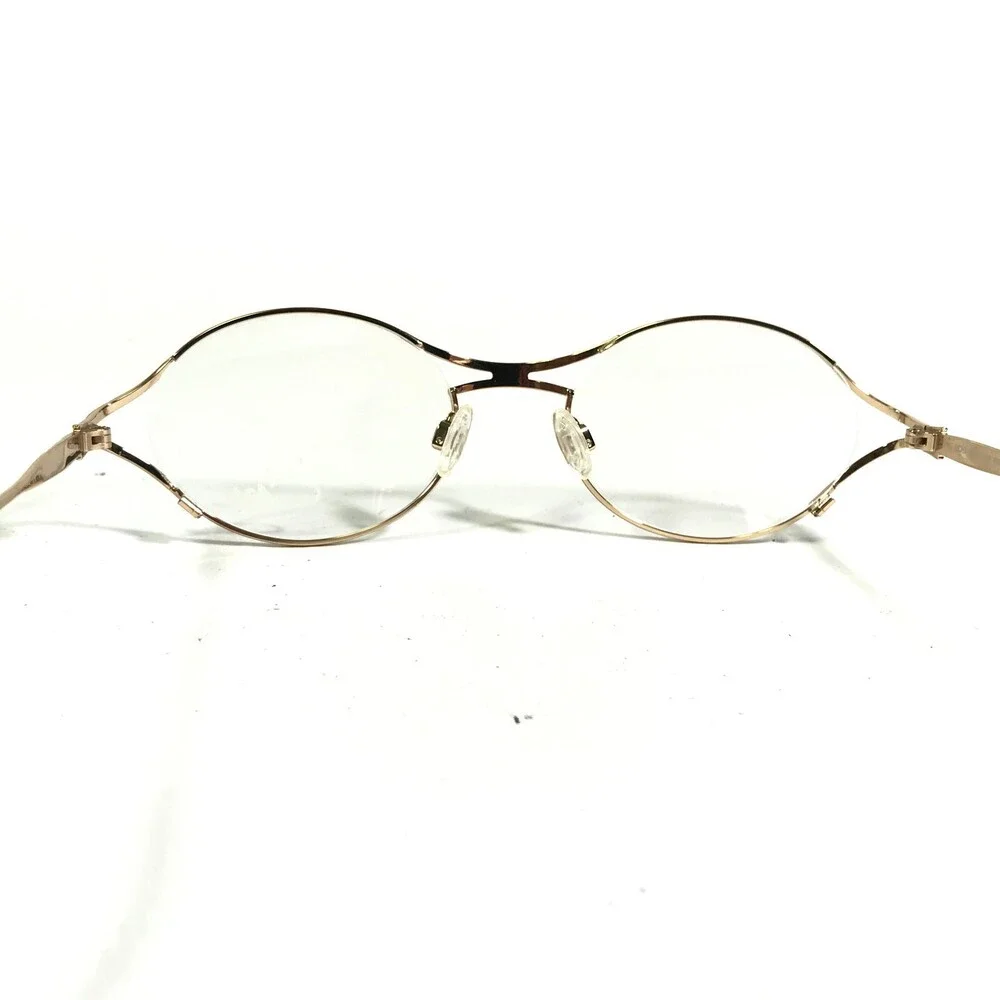 Cazal Eyeglasses Frames MOD.120 Col.810 Blue Gold Black Round Semi Rim 50-19-135